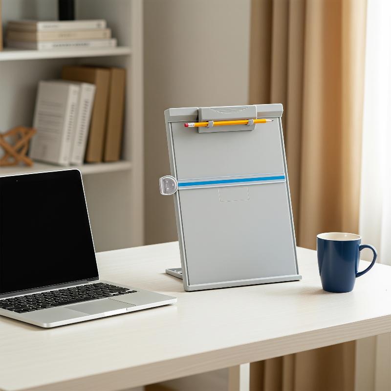 Document Holder Stand - Verstelbare A4-documentstandaard met klem, tafelmodel voor