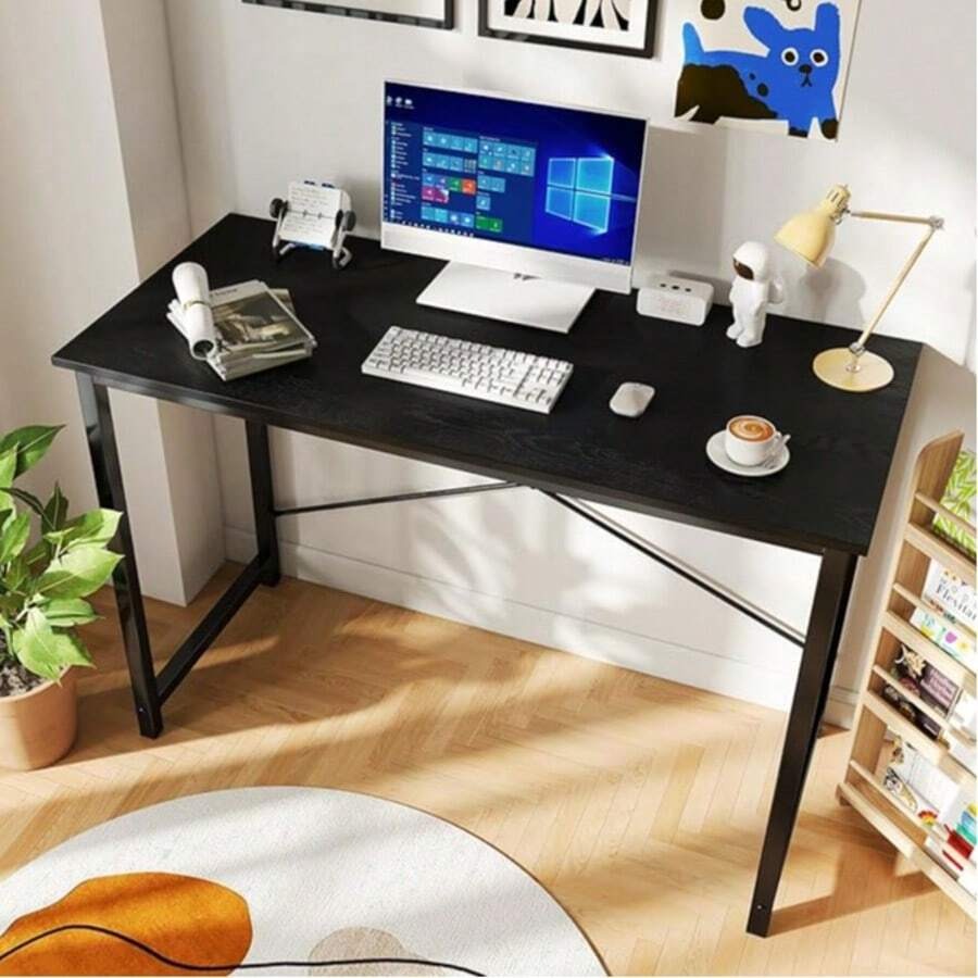 Home Office Work Table - Sweetcrispy 44 Inch Computerbureau voor thuiskantoor,