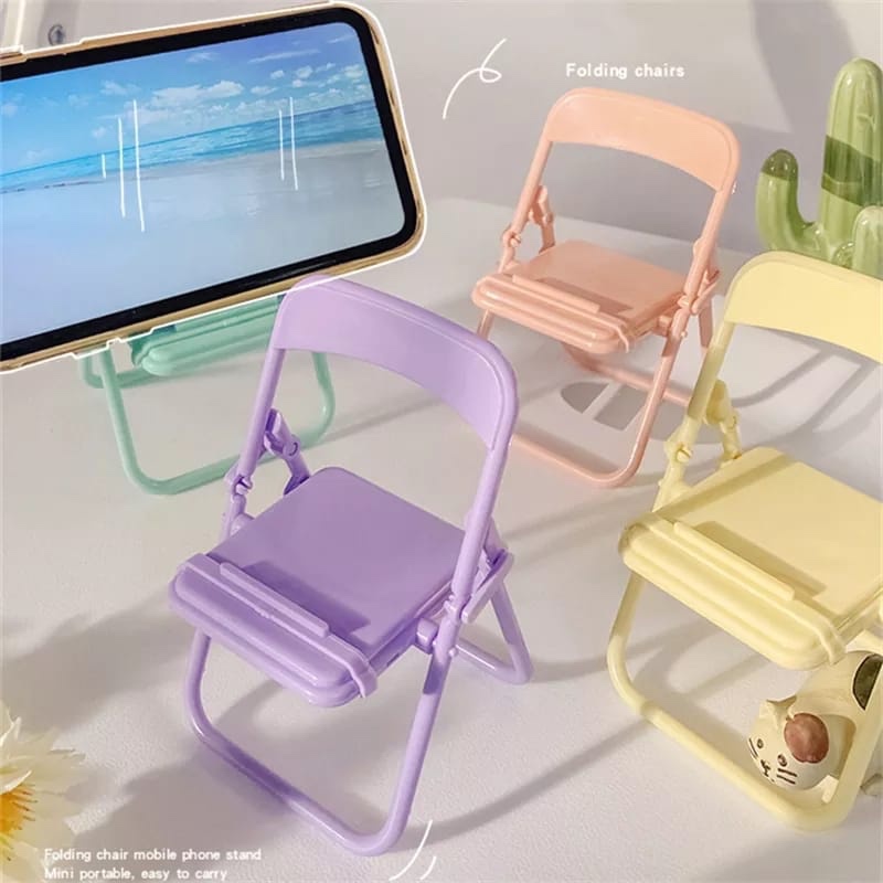 Home Office Or - Leuke stoeltelefoonhouderstandaard Creatieve desktop-organizer Multifunctionele telefoonstandaard