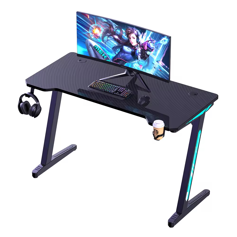 Home Office Work Table - Z-vormig gaming bureau 47 inch computer