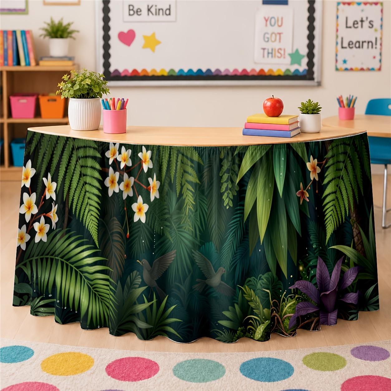Groene exotische plantendecora - Home Office Work Table recensie en prijs
