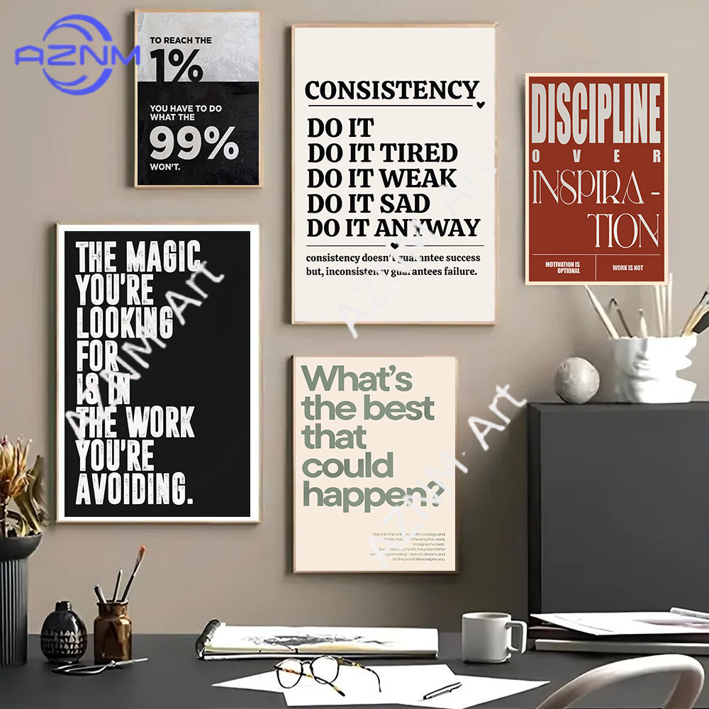 Minimalistische motiverende ci - Home Office Room Inspiration recensie en prijs