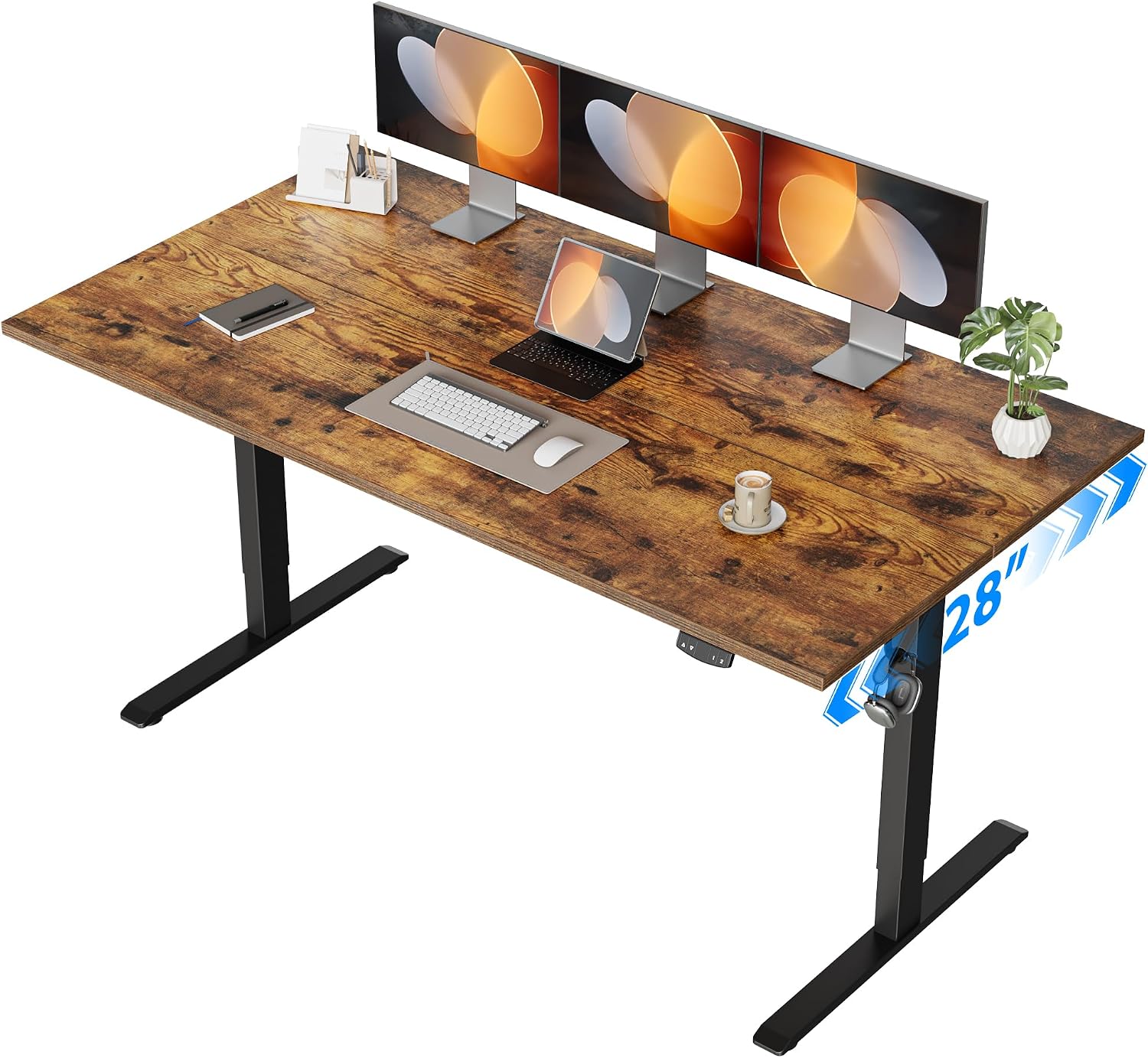Elektrisch sta-bureau, 55 x 28 - Home Office Work Table recensie en prijs