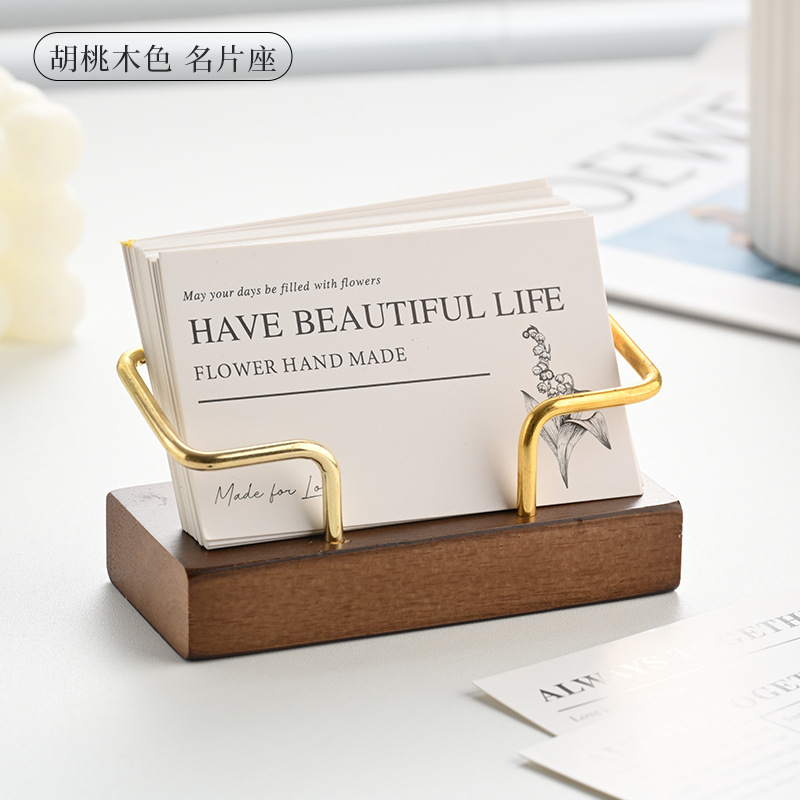 Houten visitekaartjeshouder Me - Document Holder Stand recensie en prijs