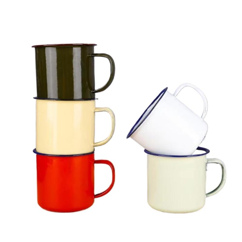 Emaille drinkbekers in meerder - Home Office Logo recensie en prijs