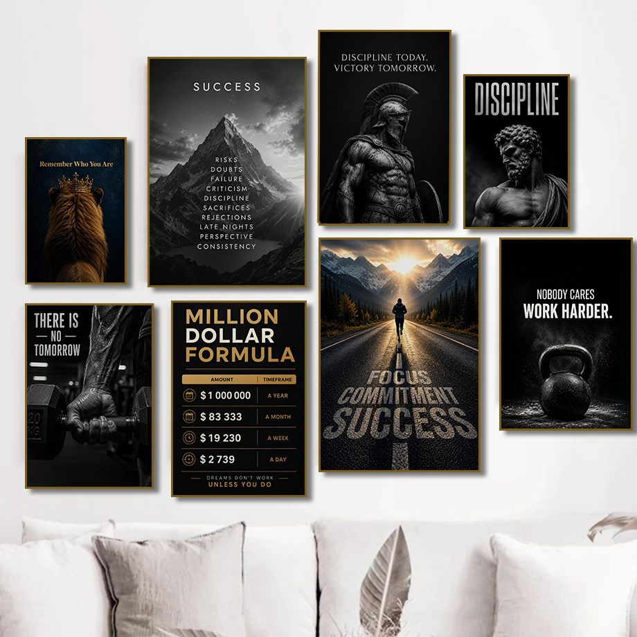 Moderne Fitness Succes Motivat - Home Office Room Inspiration recensie en prijs