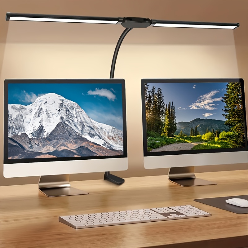 Dubbele LED-bureaulamp met kle - Home Office Work Table recensie en prijs