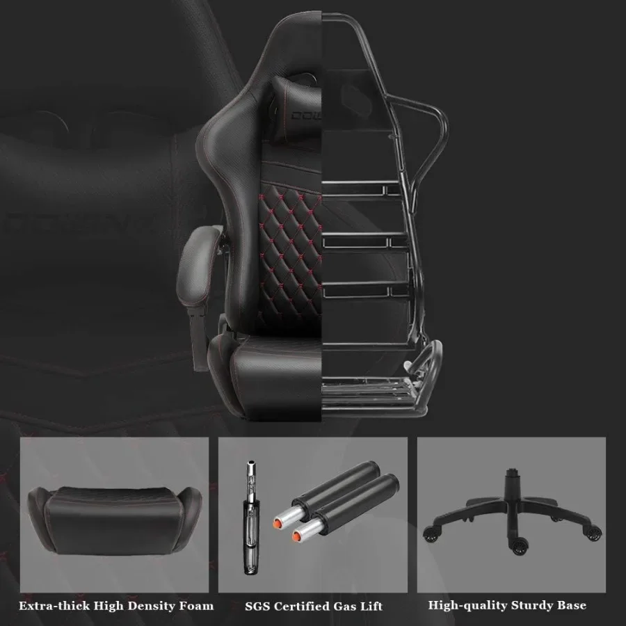 Grote en hoge gamingstoel voor - Ergonomic Office Chair recensie en prijs